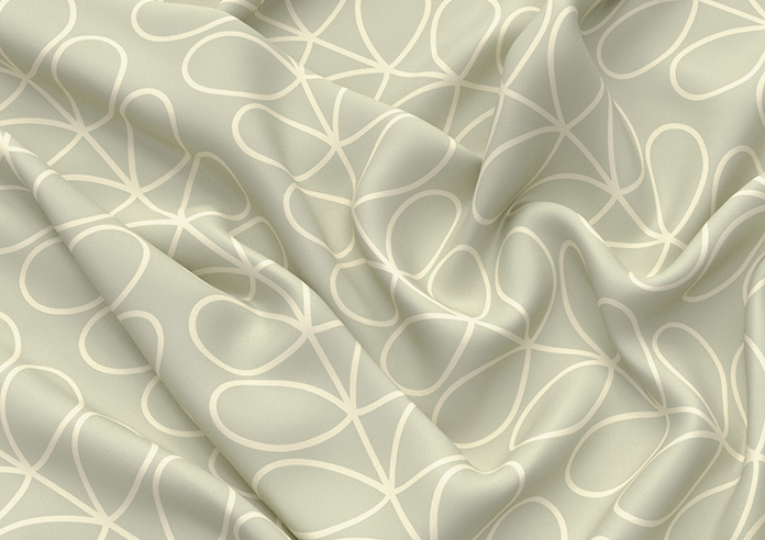 Orla Kiely Linear Stem, Pebble - Made to Measure Curtains - Image 4